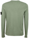 Wappen Patch Crew Neck Cotton Knit Top Green - STONE ISLAND - BALAAN 3