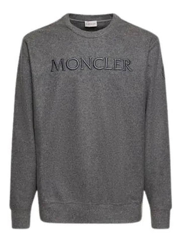 103484 Logo Sweatshirt 8G00030 89A7F 987 - MONCLER - BALAAN 1