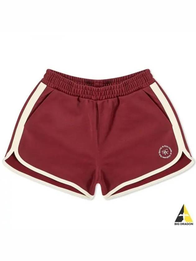 MERLOTwhite SH705 SHRWC Track Shorts - SPORTY & RICH - BALAAN 1