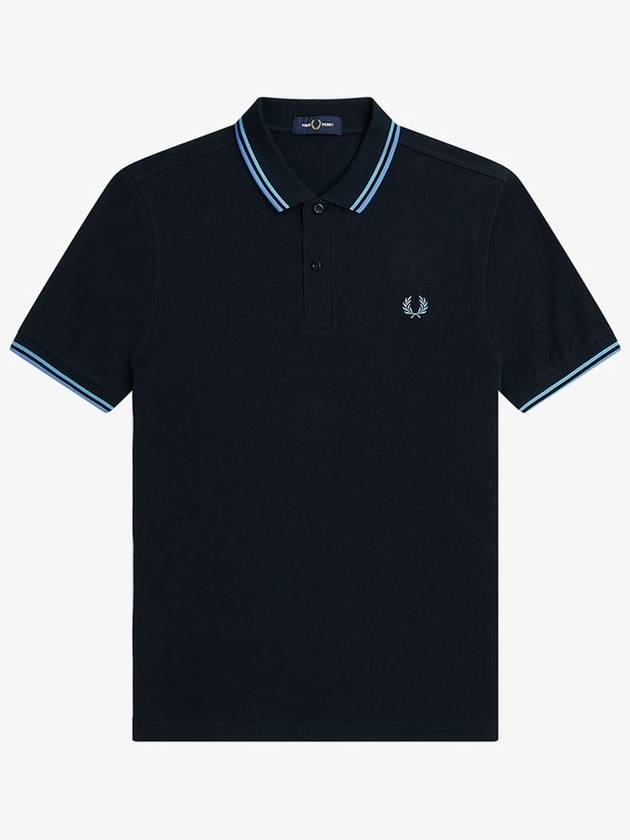 [Fred Perry] Twin Tipped Fred Perry Shirt - Navy/Soft Blue/Tw.Blue - FRED PERRY - BALAAN 1