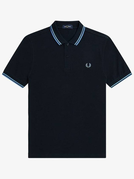 [Fred Perry] Twin Tipped Fred Perry Shirt - Navy/Soft Blue/Tw.Blue - FRED PERRY - BALAAN 1