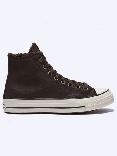 Chuck 70 Distressed Leather High Top Sneakers Fresh Brew - CONVERSE - BALAAN 2