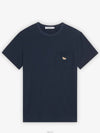 Baby Fox Patch Pocket Short Sleeve T-Shirt Navy - MAISON KITSUNE - BALAAN 2