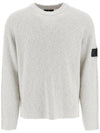 Shadow Project Waffen Patch Badge Knit Top Grey - STONE ISLAND - BALAAN 1