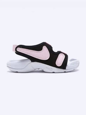 Kids Sunray Adjust 6 PS Sandals Black Pink - NIKE - BALAAN 1