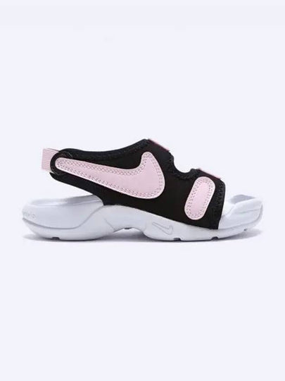 Kids Sunray Adjust 6 PS Sandals Black Pink - NIKE - BALAAN 2