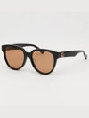 Eyewear Round Frame Sunglasses Black - GUCCI - BALAAN 7