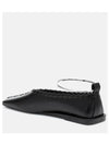 Women's Stitch Ring Detail Ballerina Flats Black - JIL SANDER - BALAAN 3