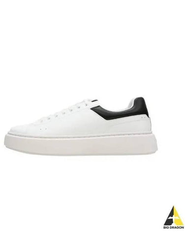 HUGO back tab logo bonded leather sneakers 50470316 100 - HUGO BOSS - BALAAN 1