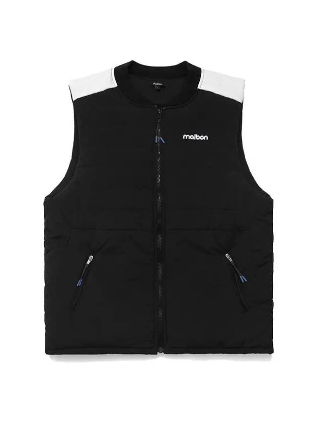 Malbon Men s Dominican Deck Vest Black - MALBON GOLF - BALAAN 1