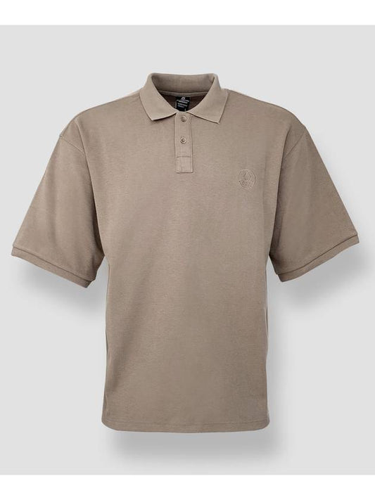 Luke Basic Short Sleeve Polo Shirt Mocha - BLACKMAMBA - BALAAN 1