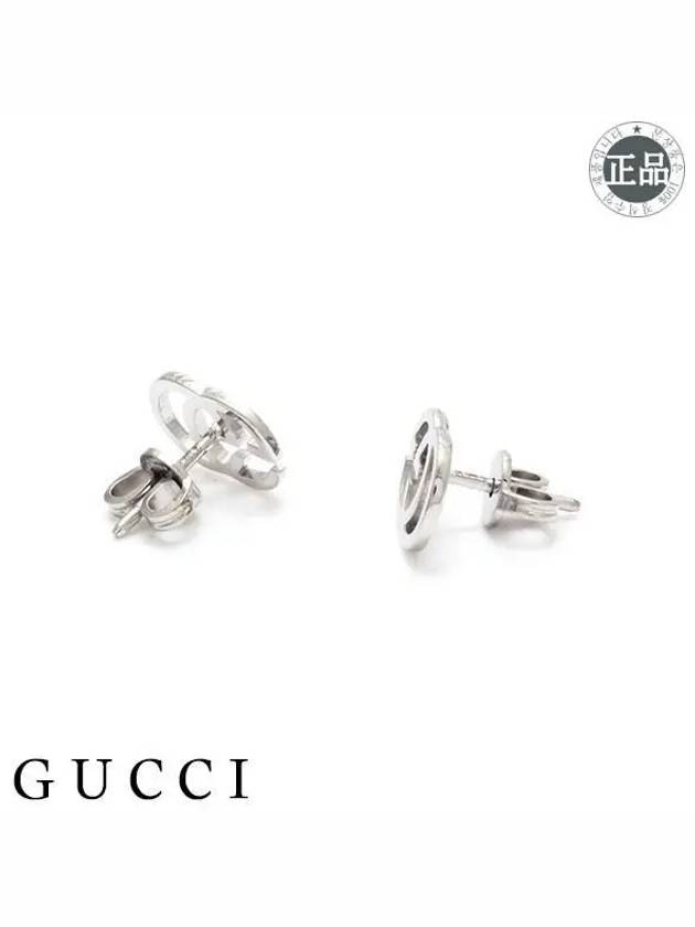 GG Running Stud Earrings Silver - GUCCI - BALAAN 6