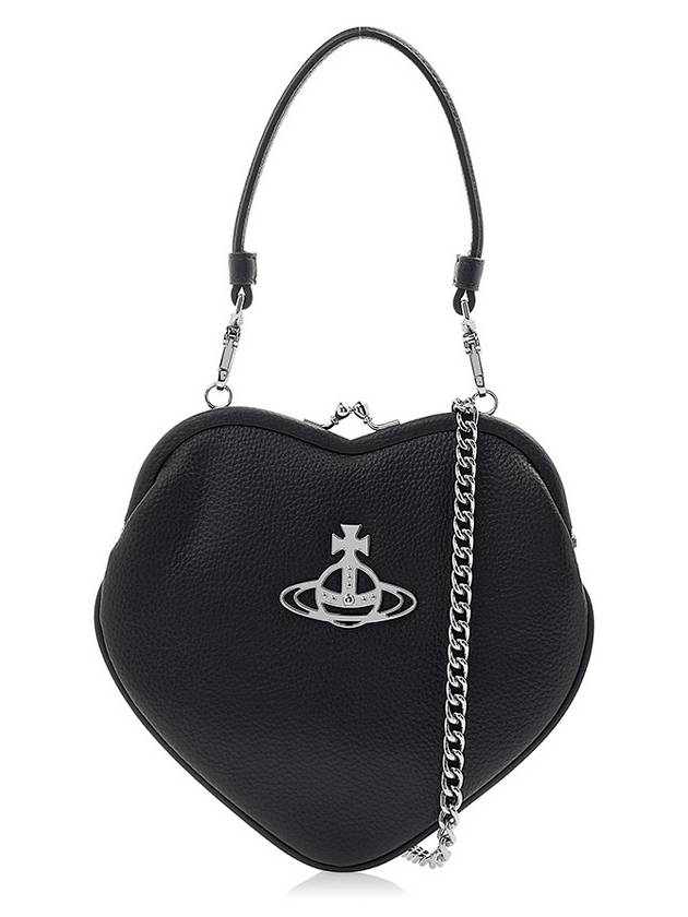 Belle Heart Frame Cross Bag Black - VIVIENNE WESTWOOD - BALAAN 2