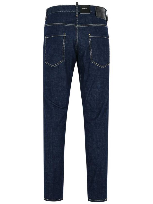 Dark Rinse Wash Skater Denim Jeans Blue - DSQUARED2 - BALAAN 4