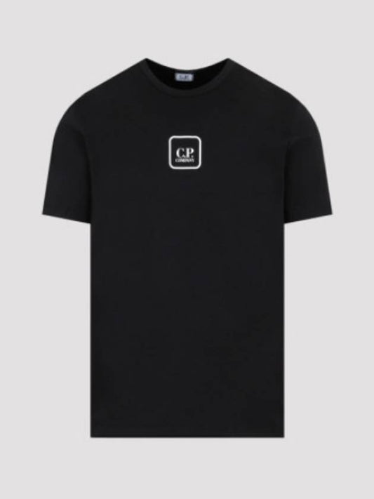 Metropolis Graphic Short Sleeve T-Shirt Black - CP COMPANY - BALAAN 2