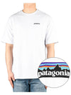 P 6 Logo Responsibili Short Sleeve T-Shirt White - PATAGONIA - BALAAN 2