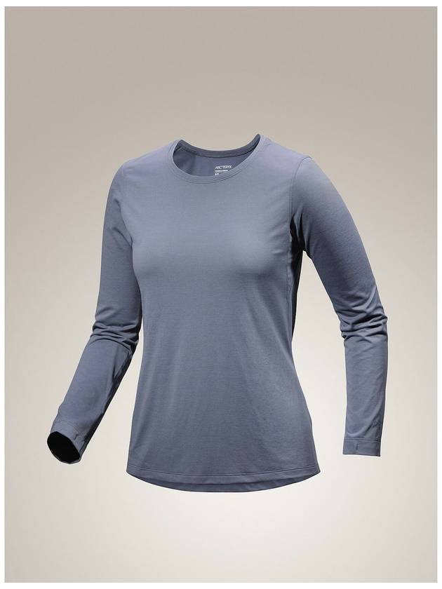 Taema Crew Neck Long Sleeve T-Shirt Stratus - ARC'TERYX - BALAAN 2