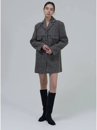 Lux wool tweed jacket - EGOEDIT - BALAAN 1