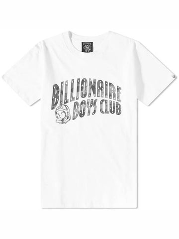 Classic Curve Logo Short Sleeve T Shirt White - BILLIONAIRE BOYS CLUB - BALAAN 1