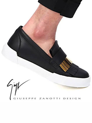 RM6121 NERO gold slipons - GIUSEPPE ZANOTTI - BALAAN 1