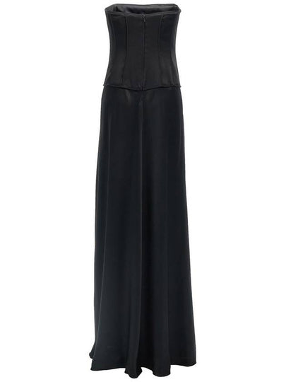 Alberta Ferretti Corset Satin Dress - ALBERTA FERRETTI - BALAAN 2