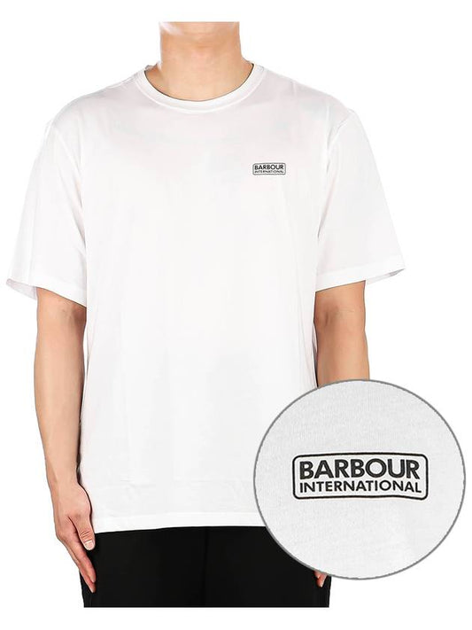 Men's Small Logo Essential Short Sleeve T-Shirt White - BARBOUR - BALAAN 2