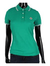 Women's logo patch short sleeve collar neck PK polo collar 3 colors 8374000 84080 - MONCLER - BALAAN 2