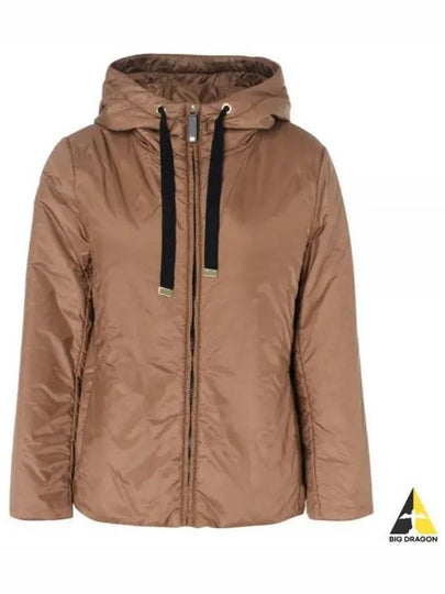 Greenh Water Repellent Hooded Padding Brown - MAX MARA - BALAAN 2