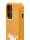 Fox Logo Iphone 12 Pro Phone Case Yellow - MAISON KITSUNE - BALAAN 7