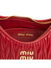 Matelasse Nappa Leather Shoulder Bag Red - MIU MIU - BALAAN 10