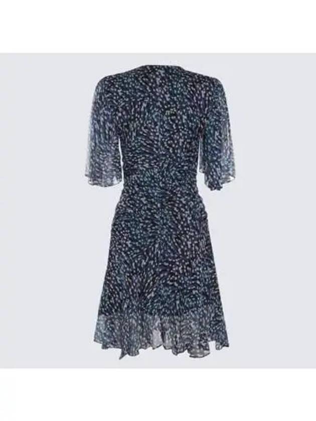 Vivienne Short Dress Midnight - ISABEL MARANT ETOILE - BALAAN 3