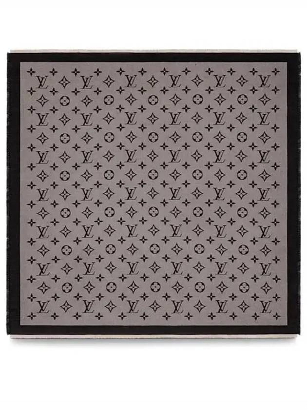 Neo Natte Monogram Scarf Black - LOUIS VUITTON - BALAAN 4