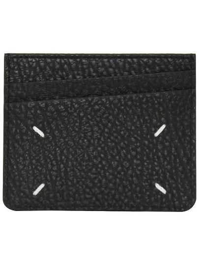 Four Stitch Card Wallet Black - MAISON MARGIELA - BALAAN 2