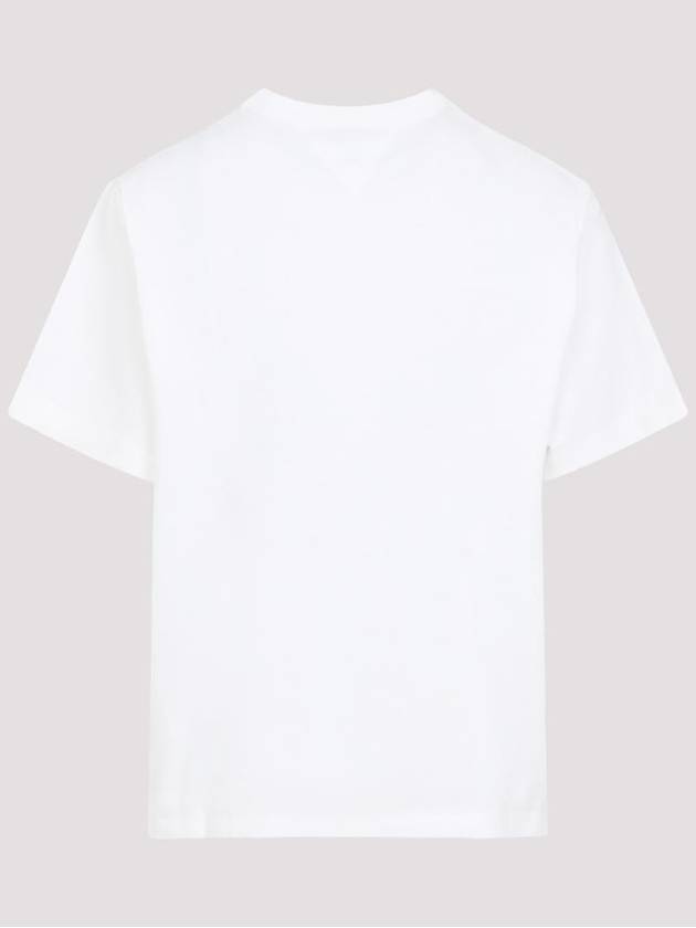 Side Detail Short Sleeve T-Shirt White - BOTTEGA VENETA - BALAAN 3