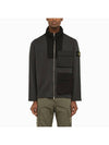 Naslan Nylon Garment Gyed Badge Zip Up Jacket Steel Grey - STONE ISLAND - BALAAN 2