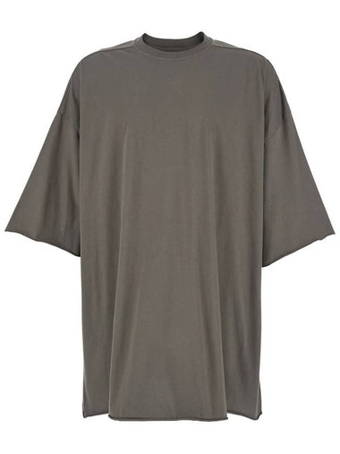 'Tommy T' Grey Oversized T-Shirt In Cotton Man - RICK OWENS - BALAAN 1