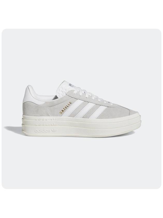 Gazelle Bold Low Top Sneakers Grey - ADIDAS - BALAAN 3