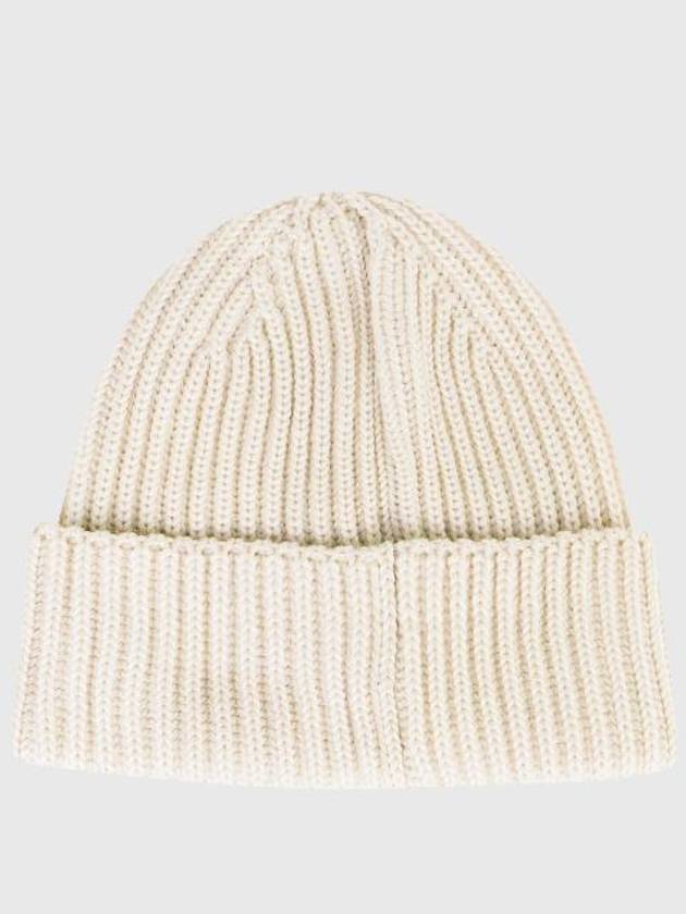 Extra Fine Merino Wool Goggle Beanie White - CP COMPANY - BALAAN 3