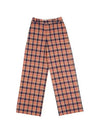 Check Banding Wide Pants Red - PEOPLE OF THE WORLD - BALAAN 2