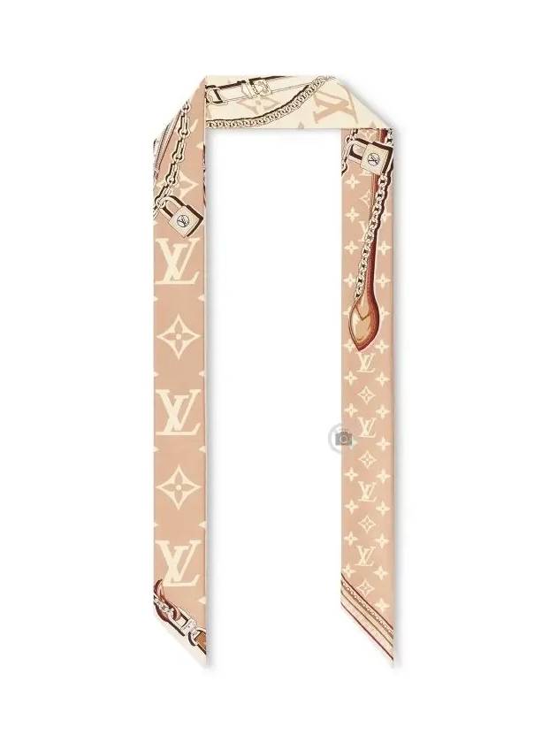 Ultimate Monogram BB Bandeau Scarf White - LOUIS VUITTON - BALAAN.