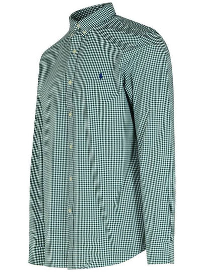 Polo Ralph Lauren Green Cotton Shirt - POLO RALPH LAUREN - BALAAN 2