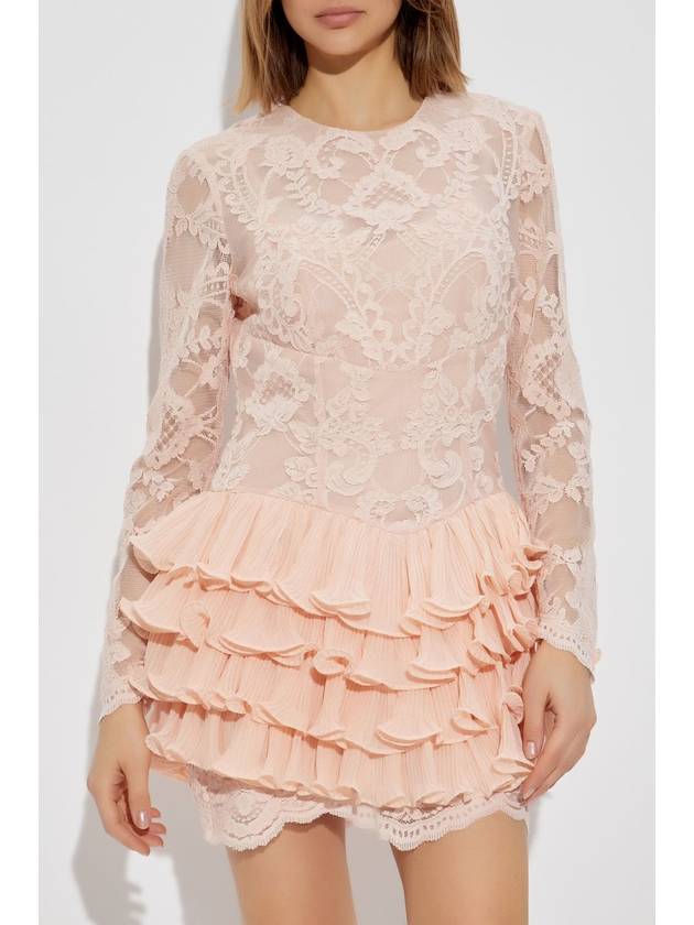 Zimmermann Lace Dress With Ruffles, Women's, Pink - ZIMMERMANN - BALAAN 3