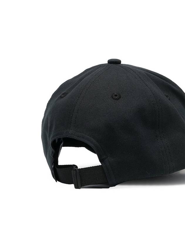 99661 Cotton Rep 6 Panel Ball Cap Black - STONE ISLAND - BALAAN 3