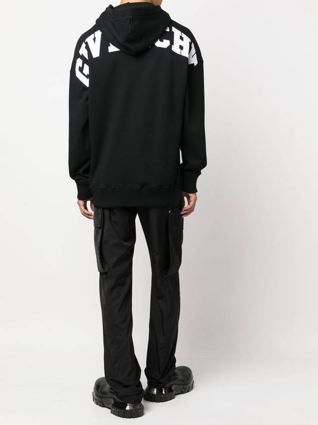 Eiffel Tower Logo Hoodie Black - GIVENCHY - BALAAN 5