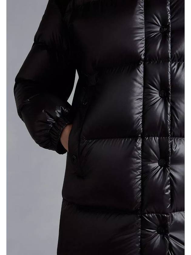 23FW nyong women's long padded down jacket black - MONCLER - BALAAN 5