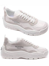 Gumboy Calfskin Low Top Sneakers White - VALENTINO - BALAAN 3