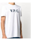 Men's VPC Logo Short Sleeve T-Shirt White - A.P.C. - BALAAN 4