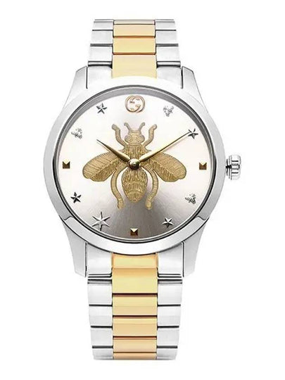 G Timeless Bee Metal Watch YA1264131 Silver - GUCCI - BALAAN 2