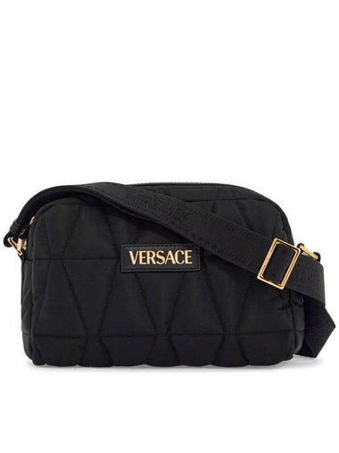 quilted nylon camera bag with - VERSACE - BALAAN 1