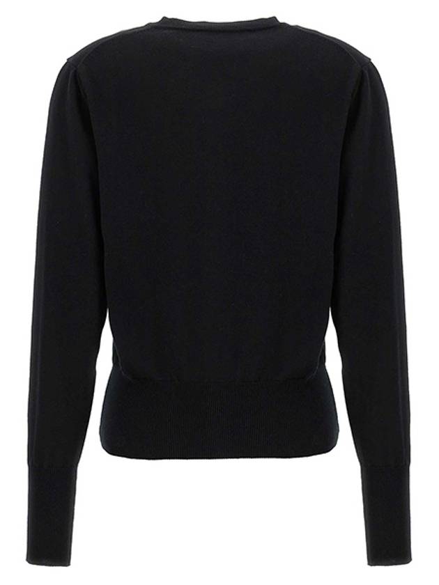 Bea Logo Cardigan Black - VIVIENNE WESTWOOD - BALAAN 5